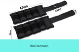 NNEDPE 2x 5kg Adjustable Ankle Exercise Running Weights