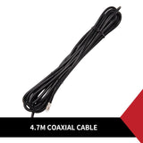 NNEDSZ ANTENNA FOR UHF CB RADIO 6.6DBI BLACK HEAVY DUTY HI GAIN BULL BAR FIBERGLASS