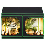 NNECW Mylar Hydroponic Grow Tent with Window