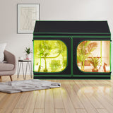 NNECW Mylar Hydroponic Grow Tent with Window