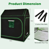 NNECW Growing Dark Room with Adjustable Straps for Indoor Plant Germination