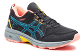 NNEKG Womens Gel Venture 8 Trail Shoe (Black Digital Aqua Size 11 US)