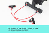 NNEDPE Powertrain Adjustable Sit-up Gym Utility Bench