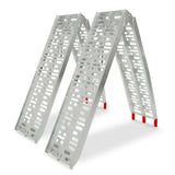 NNEDPE 2x Aluminium Folding Loading Ramps ATV Motorbike