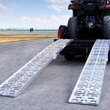 NNEDPE 2x Aluminium Folding Loading Ramps ATV Motorbike