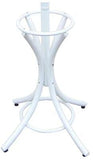NNEDSZ HOME White Coat Rack with Stand Wooden Hat and 12 Hooks Hanger Walnut tree