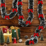 NNETM Sparkling Christmas Tinsel Garland - 179.83 cm | Festive Metallic Twist Decoration