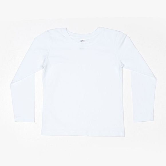 NNEIDS - Youth Long Sleeve T-Shirt - White, 12