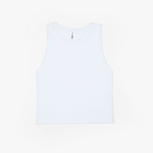 NNEIDS - Childrens Muscle Tank - White, 4