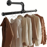 NNETM Metallic Chic: Wall-Mounted Garment Organizer