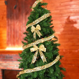 NNETM Christmas Ribbon Fairy Lights - Golden Garland