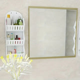 NNETM Vinyl Hanging Bathroom Storage Rack - Shelf Butterfly Large