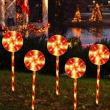 NNETM Luminous Lollipops: Festive Christmas Garden Lights Set