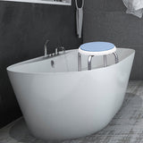 NNECW 360 Rotating Shower Stool with 6 Height & Anti-Slip Rubber Tips