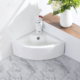 NNECW Bathroom Vessel Sink with Pop-up Drainer for Home/Restaurant/Hotel