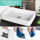 NNECW Bathroom Vessel Sink with Pop-up Drain