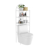 NNECW Bathroom Organizer with Metal Frame Shelf for Home Bathroom Laundry