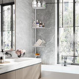 NNECW 152-274 CM Height Adjustable Freestanding Shower Shelf for Bathroom