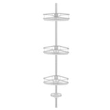 NNECW 152-274 CM Height Adjustable Freestanding Shower Shelf for Bathroom