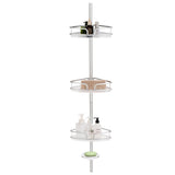 NNECW 152-274 CM Height Adjustable Freestanding Shower Shelf for Bathroom