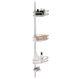 NNECW 152-274 CM Height Adjustable Freestanding Shower Shelf for Bathroom