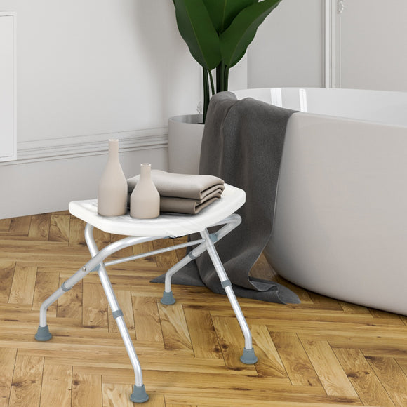 NNECW 3-Level Height Adjustable Shower Seat with Handles