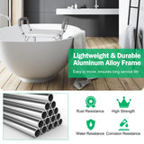 NNECW Bath Chair Shower Bench with Detachable Padded Arms for Seniors