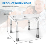 NNECW Bath Chair Shower Bench with Anti-slip Rubber Mats for Seniors