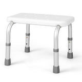 NNECW Bath Chair Shower Bench with Anti-slip Rubber Mats for Seniors