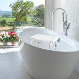 NNECW Bath Chair Shower Bench with Anti-slip Rubber Mats for Seniors
