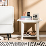NNECW Waterproof Shower Stool with Storage for Bathroom/Entry/Living Room