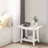 NNECW Waterproof Shower Stool with Storage for Bathroom/Entry/Living Room