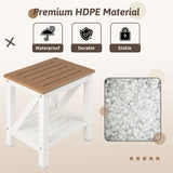 NNECW 2-tier Shower Bench with Storage Shelf for the Elderly & Disabled