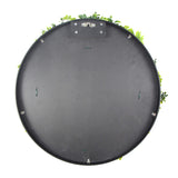 NNEDSZ White Artificial Green Wall Disc UV Resistant 50cm (Black Frame)