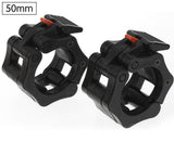 NNEDPE 50mm Pair Olympic Barbell Dumbbell Lockjaw Locking Collars