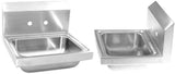 NNEDPE 304 Grade Stainless Steel Sink Kitchen Bathroom Hand Basin