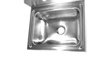 NNEDPE 304 Grade Stainless Steel Sink Kitchen Bathroom Hand Basin