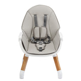 NNECW 5 in 1 Convertible Wooden High Chair for Babies