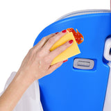 NNECW 3 in 1 Convertible Baby High Chair with Feeding Tray-Blue