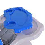 NNECW 3 in 1 Convertible Baby High Chair with Feeding Tray-Blue