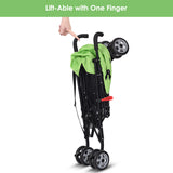 NNECW 3D Lite Convenience Stroller with Compact Fold for Travel and More