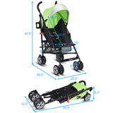 NNECW 3D Lite Convenience Stroller with Compact Fold for Travel and More
