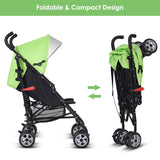 NNECW 3D Lite Convenience Stroller with Compact Fold for Travel and More