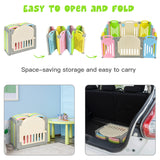 NNECW Folding Baby Playpen with Safety Lock for Outdoor & Indoor