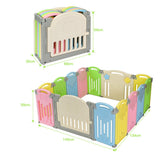 NNECW Folding Baby Playpen with Safety Lock for Outdoor & Indoor
