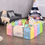 NNECW Folding Baby Playpen with Safety Lock for Outdoor & Indoor