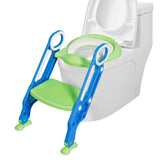 NNECW Potty Training Toilet Seat with Adjustable Step for Kids