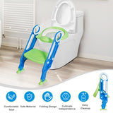 NNECW Potty Training Toilet Seat with Adjustable Step for Kids