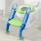 NNECW Potty Training Toilet Seat with Adjustable Step for Kids