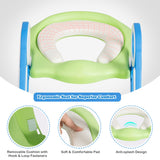 NNECW Potty Training Toilet Seat with Adjustable Step for Kids